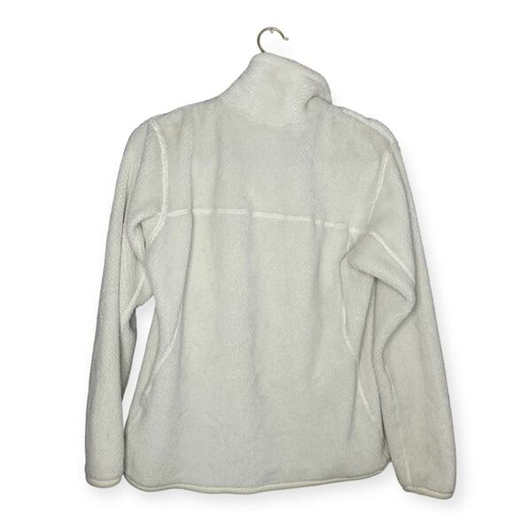 Patagonia Women's Re-Tool Snap-T Fleece Pullover cream long sleeve women’s sz L - Picture 4 of 4